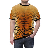 Tiger Print T-Shirt Unisex Tee Animal Print T-Shirt All Over Print Unisex T-Shirt | 100178