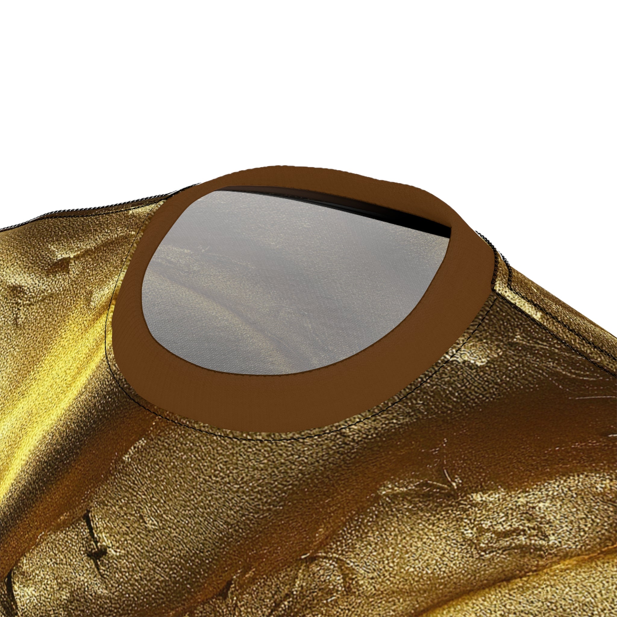 Golden Unisex T-Shirt All Over Print Tee Gold Print T-Shirt Unisex Tee | X3350