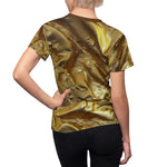 Golden Unisex T-Shirt All Over Print Tee Gold Print T-Shirt Unisex Tee | X3350