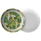 Monstera Tropical Print Plate ThermoSāf | Microwave/ Dishwasher Safe Crockery | 11186