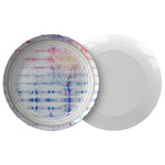 SHIBORI Print Plate 10 Inches ThermoSāf | Microwave /Dishwasher Safe Dinner Plates | 11334