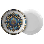 Spiritual Zen Blue ThermoSāf Plate 10" | Microwave /Dishwasher Safe Crockery | 20011