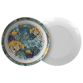 Tropical Animal Print Plate 10" ThermoSāf | Microwave/ Dishwasher Safe Crockery | RB0094