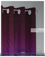 Purple Nazca Lines PREMIUM Curtain Panel. Available on 12 Fabrics. Heavy & Sheer. 100047E