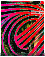 Magenta Art Nouveau PREMIUM Curtain Panel. Available on 12 Fabrics. Made to Order.100146