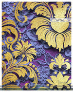 Gold Damask Print PREMIUM Curtain Panel. Available on 12 Fabrics. Made to Order. 100265