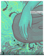 Meditating Buddha Turquoise PREMIUM Curtain Panel. Available on 12 Fabrics. Made to Order. 100285