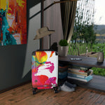 Abstract Art Suitcase 3 Sizes Carry-on Suitcase Colorful Travel Luggage Hard Shell Suitcase with Wheels | 11311