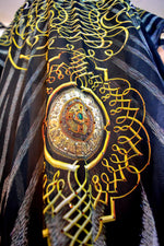 Devarshy Digital print Zebra Animal print Long Embellished Kaftan Dress - 1036A , Apparel - DEVARSHY, DEVARSHY
 - 4