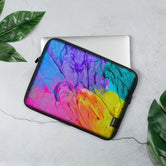 Abstract Art Laptop Sleeve, Colorful Laptop Cover, Abstract Laptop Pouch, Lightweight Notebook Case, PF - 1010
