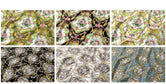 Decorative Florals Apparel Fabric 3Meters+, 6 Designs | 8 Fabrics Option | Baroque Fabric By the Yard | 046