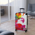 Abstract Art Suitcase 3 Sizes Carry-on Suitcase Colorful Travel Luggage Hard Shell Suitcase with Wheels | 11311