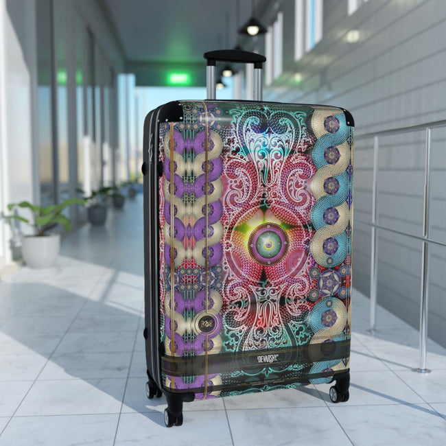 Opulence Pearls Suitcase 3 Sizes Carry-on Suitcase Luxury Pearls Luggage Hard Shell Suitcase  | XTQ1002
