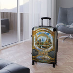 Fantasy Castle Suitcase Baroque Travel Luggage Beautiful Landscape Carry-on Suitcase Premium Hard Shell Suitcase | D20219