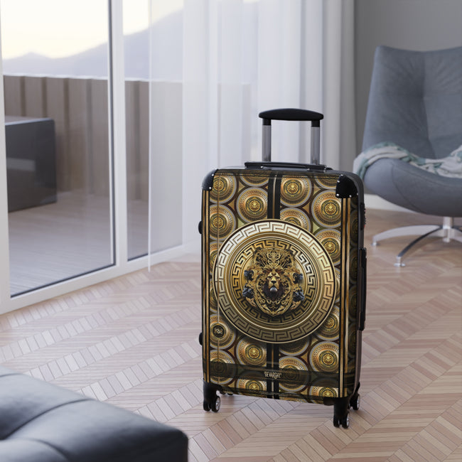 Lion Insignia Suitcase Carry-on Suitcase Travel Luggage Golden Lion Suitcase Hard Shell Suitcase | D20163