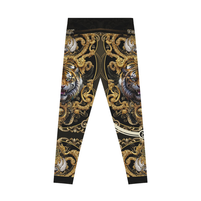 Baroque Tiger Leggings Women Spandex Leggings Casual Wear Leggings Tiger Print leggings Women Lounge wear Leggings | D20122B