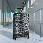 Snow Leopard Print Suitcase Carry-on Suitcase Leopard Print Luggage Animal Print Suitcase in 3 Sizes | D20166