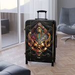 General Pirate Suitcase Carry-on Suitcase Halloween Luggage Gothic Hard Shell Suitcase in 3 Sizes | D20187