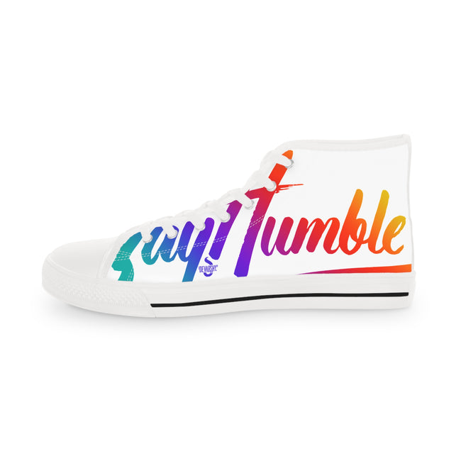 Stay Humble Canvas Shoes, Unisex High Top Sneakers, Graffiti Canvas Shoes, Cool Colorful Shoes, Unisex Sneakers, Printed Canvas Shoes