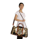 Amber Room Travel Bag Vintage  PU Leather Bag Duffle Bag Faux Leather Luggage | 100355