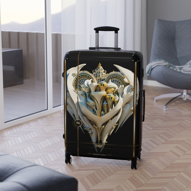 Heart Shape Castle Suitcase Fantasy Castle Luggage Carry-on Suitcase Premium Hard Shell Suitcase | X3435