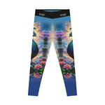 Peacock Print Leggings Women Spandex Leggings Casual Wear Leggings Women Peacock Florals Leggings Lounge Wear | 10408