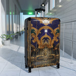 Violet Arch Suitcase Baroque Travel Luggage Decorative Carry-on Suitcase Premium Hard Shell Suitcase on Wheels | D20218B