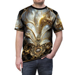 Majestique Baroque T-Shirt Unisex All Over Print Tee Golden Decorative T-Shirt | D20120