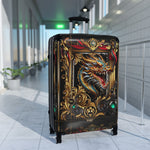 Chinese Dragon Suitcase Ornate Baroque Luggage Carry-on Suitcase Premium Hard Shell Suitcase Travel Luggage |  204D7D1