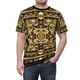 Baroque Elegance T-Shirt Unisex All Over Print Tee Baroque Gold Unisex T-Shirt | D20191