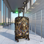 Steampunk Skull Suitcase Gothic Skull Travel Luggage Carry-on Suitcase Premium Hard Shell Suitcase | D20228