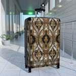 Golden Ogee Suitcase Ornate Baroque Travel Luggage Carry-on Suitcase Premium Hard Shell Suitcase | D20222