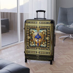 Egyptian Pharaoh Suitcase Luxury Travel Luggage Ancient Egypt Art Carry-on Suitcase Premium Hard Shell Suitcase on Wheels | D20200