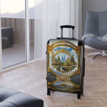 Fantasy Castle Suitcase Carry-on Suitcase Golden Baroque Luggage Hard Shell Suitcase with Wheels | D20219