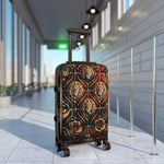 Lion Damask Suitcase Decorative Travel Luggage Premium Hard Shell Carry-on Suitcase Lion Print Suitcase | D20224A