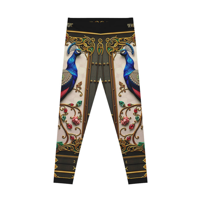 Peacock Leggings Women Casual Wear Peacock Print Leggings Best Gift For Peacock Lovers Spandex Leggings | X3505