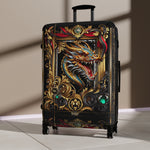 Chinese Dragon Suitcase Ornate Baroque Luggage Carry-on Suitcase Premium Hard Shell Suitcase Travel Luggage |  204D7D1