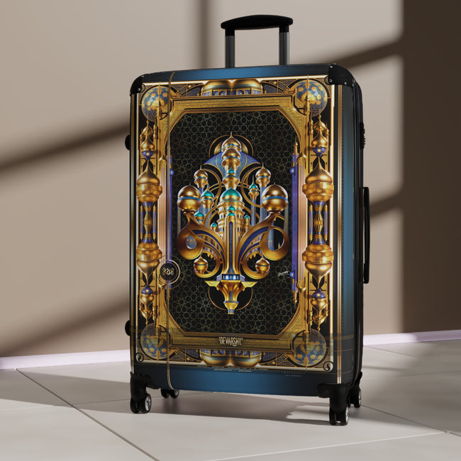 Ottoman Domes Suitcase Arabic Art Travel Luggage Carry-on Suitcase Premium Hard Shell Suitcase with Wheels | D20205