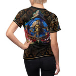 Skull Sailor Unisex T-Shirt All over Print Tee Pirate Captain Skull Unisex T-Shirt | D20198