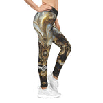 Majestique Leggings Women Baroque Leggings Lounge Wear Spandex Leggings Casual Wear Leggings | D20120