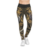 Baroque Tiger Leggings Women Spandex Leggings Casual Wear Leggings Tiger Print leggings Women Lounge wear Leggings | D20122B