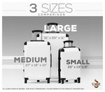 Precious Ogee Suitcase Gemstones Art Luggage Premium Hard Shell Carry-on Suitcase Luxury Wheels Travel Suitcase | D20215