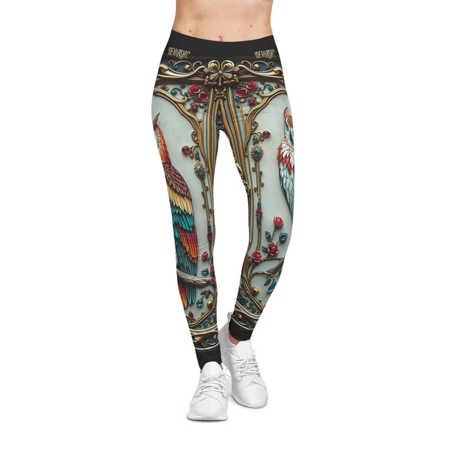 Colorful Owl Leggings Women Casual Wear Spandex Leggings Owl Printed Leggings Women Lounge Wear | X3492