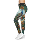 Beautiful Peacock Leggings Women Peacock Print Leggings Best Gift For Peacock Lovers Casual Wear Spandex Leggings | X3500