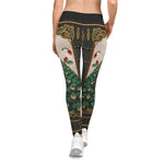 Peacock Leggings Women Casual Wear Peacock Print Leggings Best Gift For Peacock Lovers Spandex Leggings | X3505