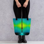 Be Bold, Be Bright: Stand Out from the Crowd with our Fluorescent Color Tote Bag in 3 Sizes Canvas Handbag| 11196B