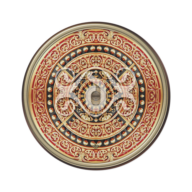 Mandala Round Rug Trending Chenille Area Rug Red Round Carpet Best Selling Rug Decorative Gold Rug Winter Sale Baroque Rug