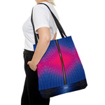 Carry Your Essentials with this Colorful Tote Bag Pink and Blue Handbag Eco-Friendly Canvas Bag in 3 Sizes | 11196