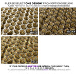 Lion Medallions Apparel Fabric 3Meters+ | 3 Designs | 8 Fabrics Option | Fabric By the Yard | 059