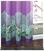 Decorative Floral Pink PREMIUM Curtain Panel. Made to Order on 12 Fabric Options - 10001B
